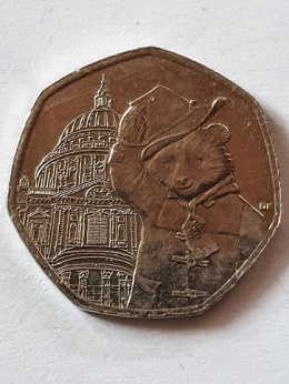 Wielka Brytania 50 Pence Paddington 2019 r