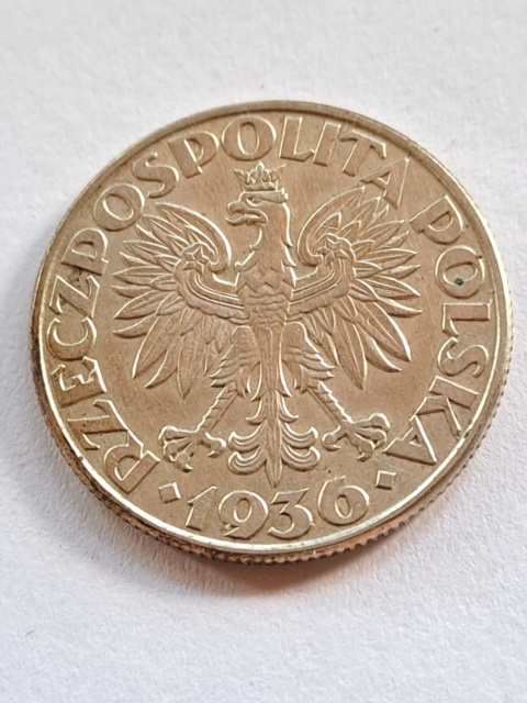 2 zł Żaglowiec 1936 r 2 zł Żaglowiec 1936 r