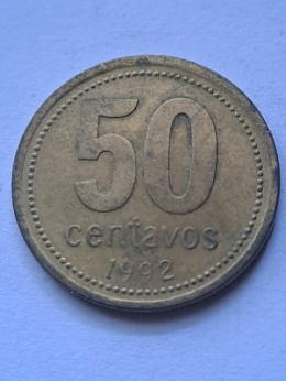 Argentyna 50 Centavos 1992 r