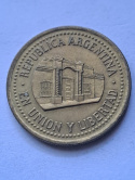 Argentyna 50 Centavos 1992 r Argentyna 50 Centavos 1992 r