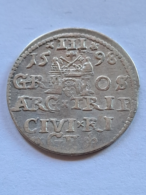 Trojak Zygmunt III Waza Ryga 1598 r Trojak Zygmunt III Waza Ryga 1598 r