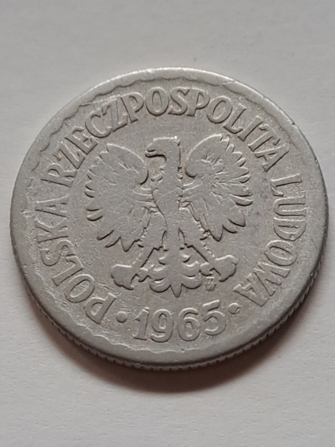 1 złoty 1965 r 1 złoty 1965 r