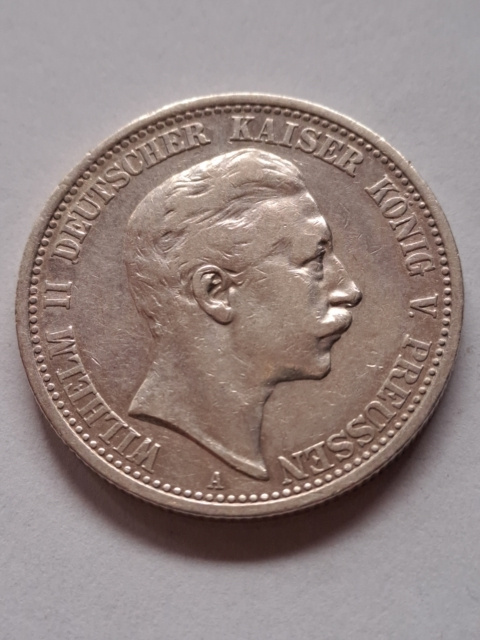 Niemcy 2 Marki Wilhelm II Prusy 1905 r Niemcy 2 Marki Wilhelm II Prusy 1905 r