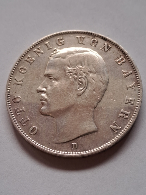 Niemcy 3 Marki Otto von Bayern 1910 r Niemcy 3 Marki Otto von Bayern 1910 r