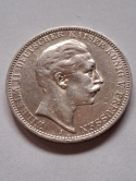 Niemcy 3 Marki Wilhelm II Prusy 1911 r Niemcy 3 Marki Wilhelm II Prusy 1911 r