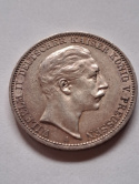 Niemcy 3 Marki Wilhelm II Prusy 1909 r Niemcy 3 Marki Wilhelm II Prusy 1909 r