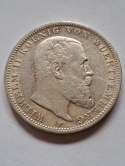 Niemcy 3 Marki Wirtembergia 1909 r Niemcy 3 Marki Wirtembergia 1909 r