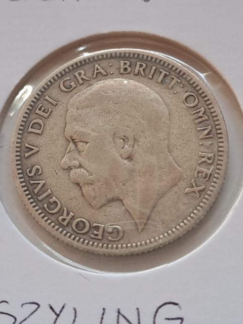 Wielka Brytania 1 Szyling Jerzy V 1929 r Wielka Brytania 1 Szyling Jerzy V 1929 r