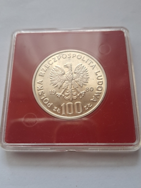 100 zł Igrzyska XXII Olimpiady 1980 r próba