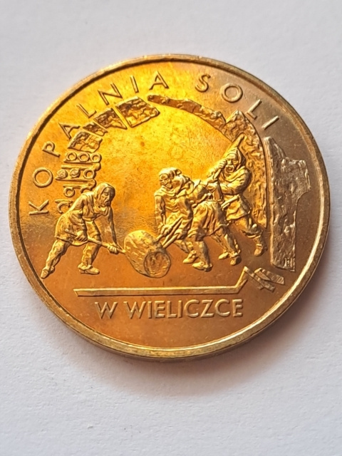 2 zł Kopalnia Soli w Wieliczce 2001 r