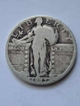 USA 1/4 Dollara Stojąca Wolność 1927 r