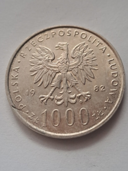 1000 zł Jan Paweł II 1982 r