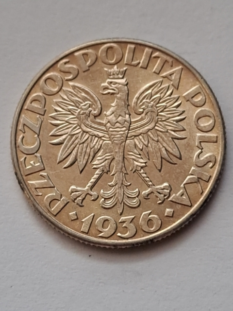 2 zł Żaglowiec 1936 r 2 zł Żaglowiec 1936 r