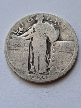 USA 1/4 Dollara Stojąca Wolność 1925 r