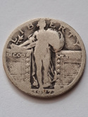 USA 1/4 Dollara Stojąca Wolność 1927 r USA 1/4 Dollara Stojąca Wolność 1927 r