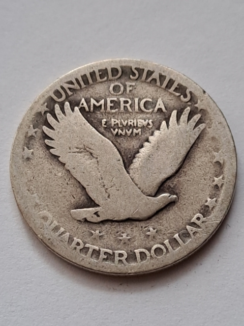 USA 1/4 Dollara Stojąca Wolność 1927 r USA 1/4 Dollara Stojąca Wolność 1927 r