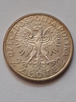 2 zł Głowa Kobiety 1934 r