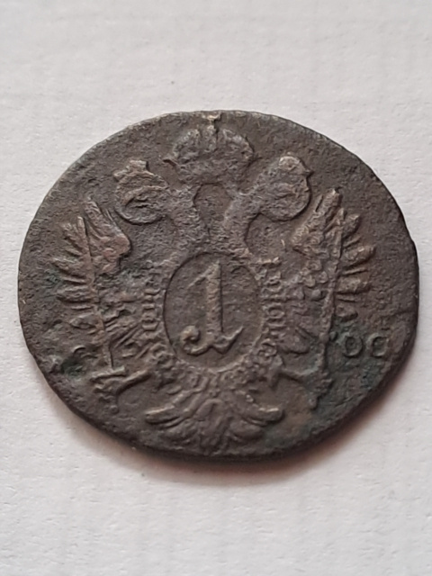 Austria 1 Krajcar Franciszek II 1800 r S Austria 1 Krajcar Franciszek II 1800 r S