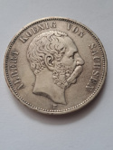 Niemcy 5 Marek Saksonia 1876 r Niemcy 5 Marek Saksonia 1876 r