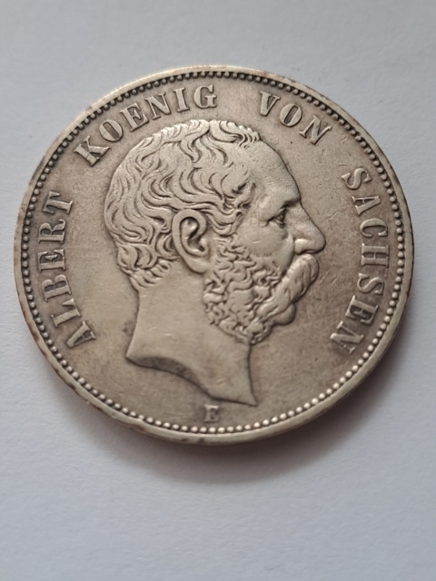 Niemcy 5 Marek Saksonia 1876 r Niemcy 5 Marek Saksonia 1876 r