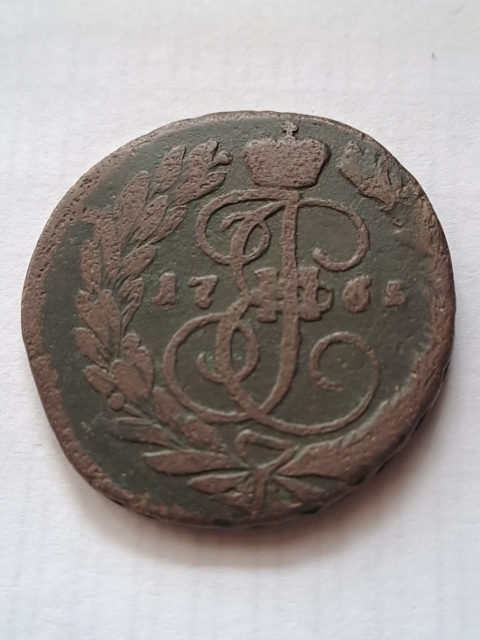 Rosja 2 Kopiejki Katarzyna II 1765 r Rosja 2 Kopiejki Katarzyna II 1765 r