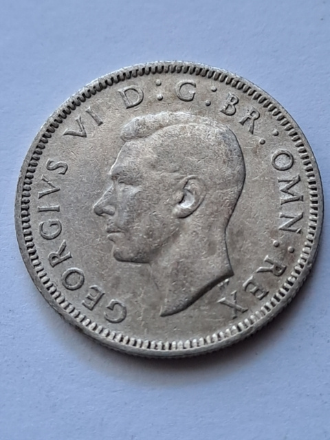 Wielka Brytania 1 Szyling Jerzy VI 1943 r Wielka Brytania 1 Szyling Jerzy VI 1943 r
