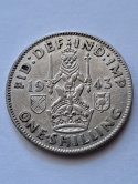Wielka Brytania 1 Szyling Jerzy VI 1943 r Wielka Brytania 1 Szyling Jerzy VI 1943 r