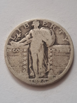 USA 1/4 Dollara Stojąca Wolność 1926 r