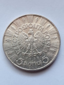 5 zł Józef Piłsudski 1938 r