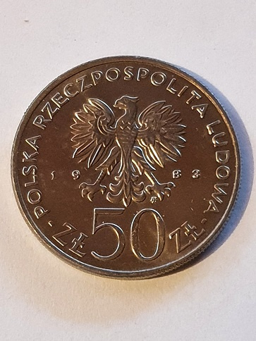 50 zł Jan III Sobieski 1983 r