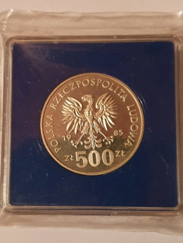 500 zł 40 Lat ONZ 1985 r zgrzewka bankowa