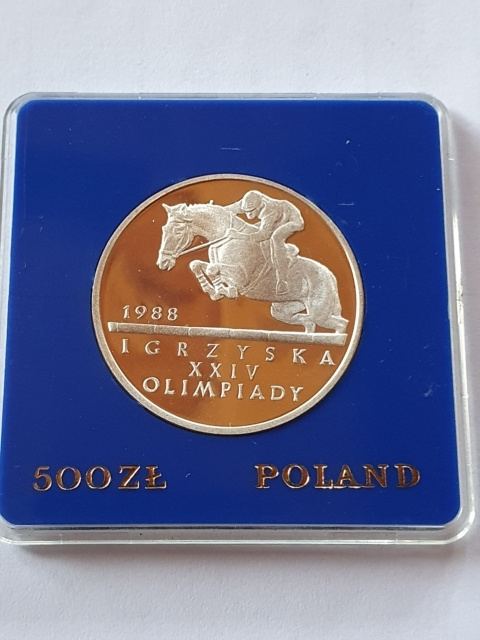500 zł Igrzyska Seul 1987 r