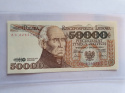 50000 zł S. Staszic 1989 r seria AC 50000 zł S. Staszic 1989 r seria AC