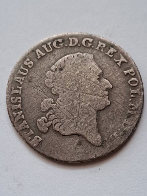 Stanisław August Poniatowski 4 grosze 1767 r Stanisław August Poniatowski 4 grosze 1767 r