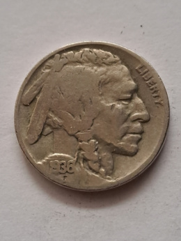USA 5 Centów Buffalo 1936 r
