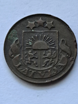 Łotwa 1 Santimi 1924 r
