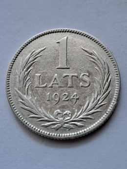 Łotwa 1 Łat 1924 r
