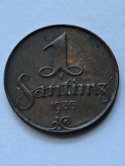 Łotwa 1 Santimi 1935 r Łotwa 1 Santimi 1935 r