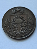 Łotwa 1 Santimi 1935 r Łotwa 1 Santimi 1935 r