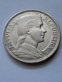 Łotwa 5 Łatów 1932 r