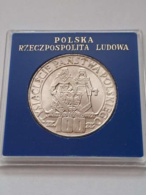 100 zł Mieszko i Dąbrówka 1966 r 100 zł Mieszko i Dąbrówka 1966 r