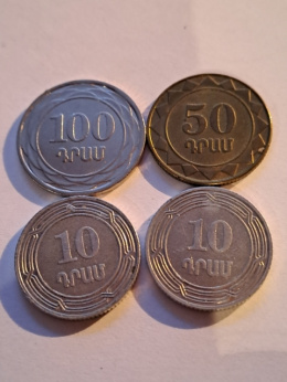 Armenia Zestaw 4 szt monet