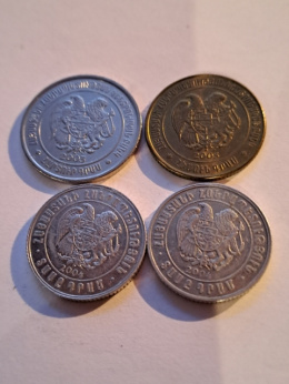Armenia Zestaw 4 szt monet