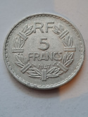 Francja 5 Franków 1947 r Francja 5 Franków 1947 r