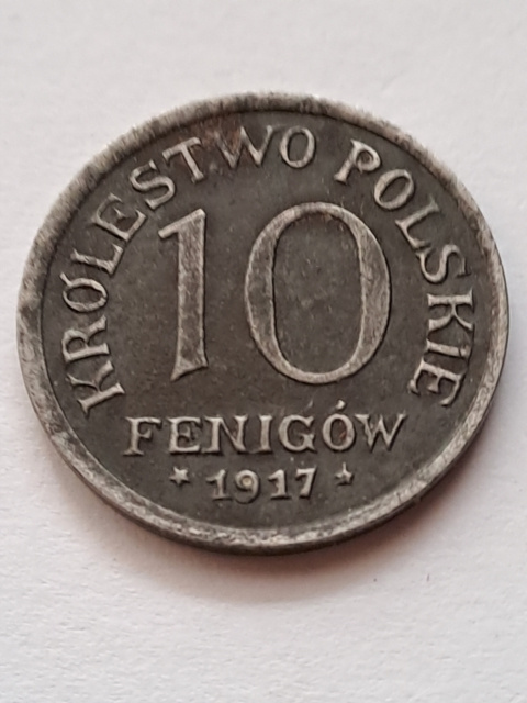 Królestwo Polskie 20 Fenigów 1917 r Królestwo Polskie 20 Fenigów 1917 r