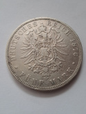 Niemcy 5 Marek Hamburg 1876 r Niemcy 5 Marek Hamburg 1876 r