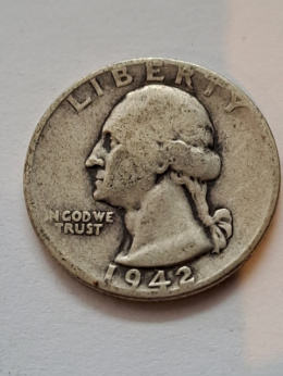 USA 1/4 Dollara Waszyngton 1942 r