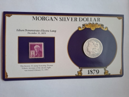 USA Dollar Morgan 1879 r S ze znaczkiem