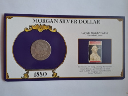 USA Dollar Morgan 1880 r O ze znaczkiem