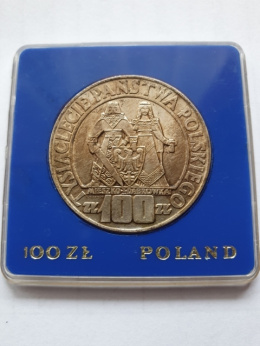 100 zł Mieszko i Dąbrówka 1966 r